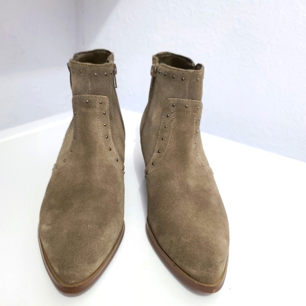 MARC FISHER Wanida Studded Cowgirl Western Ankle Booties - Picture 3 of 12